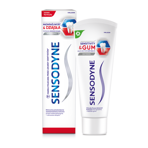 Sensodyne Nadwrażliwość i Dziąsła Whitening 75 ml - image 2