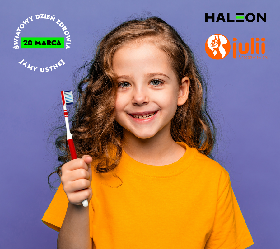 Child holding a toothbrush